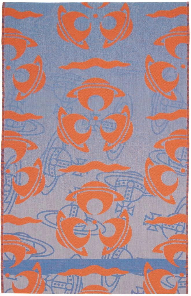 商品Vivienne Westwood|Orange & Blue Parade Orb Scarf,价格¥1040,第1张图片