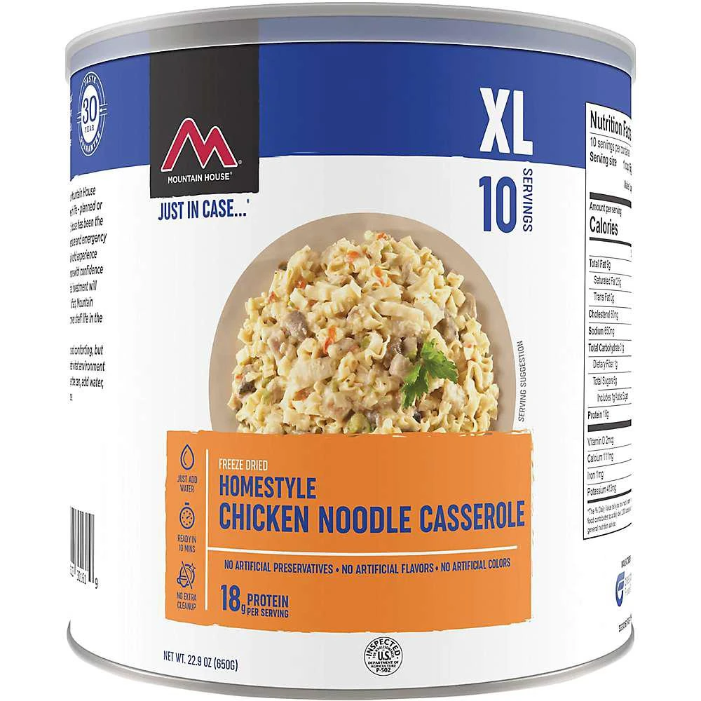 商品Mountain House|Mountain House Homestyle Chicken Noodle Casserole #10 Can,价格¥533,第4张图片详细描述