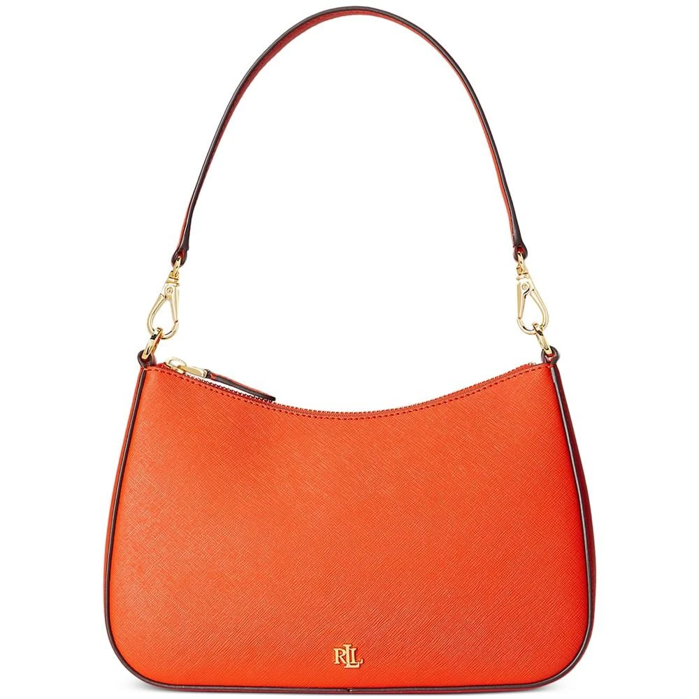 商品Ralph Lauren|Women's Crosshatch Leather Medium Danni Shoulder Bag,价格¥996,第1张图片