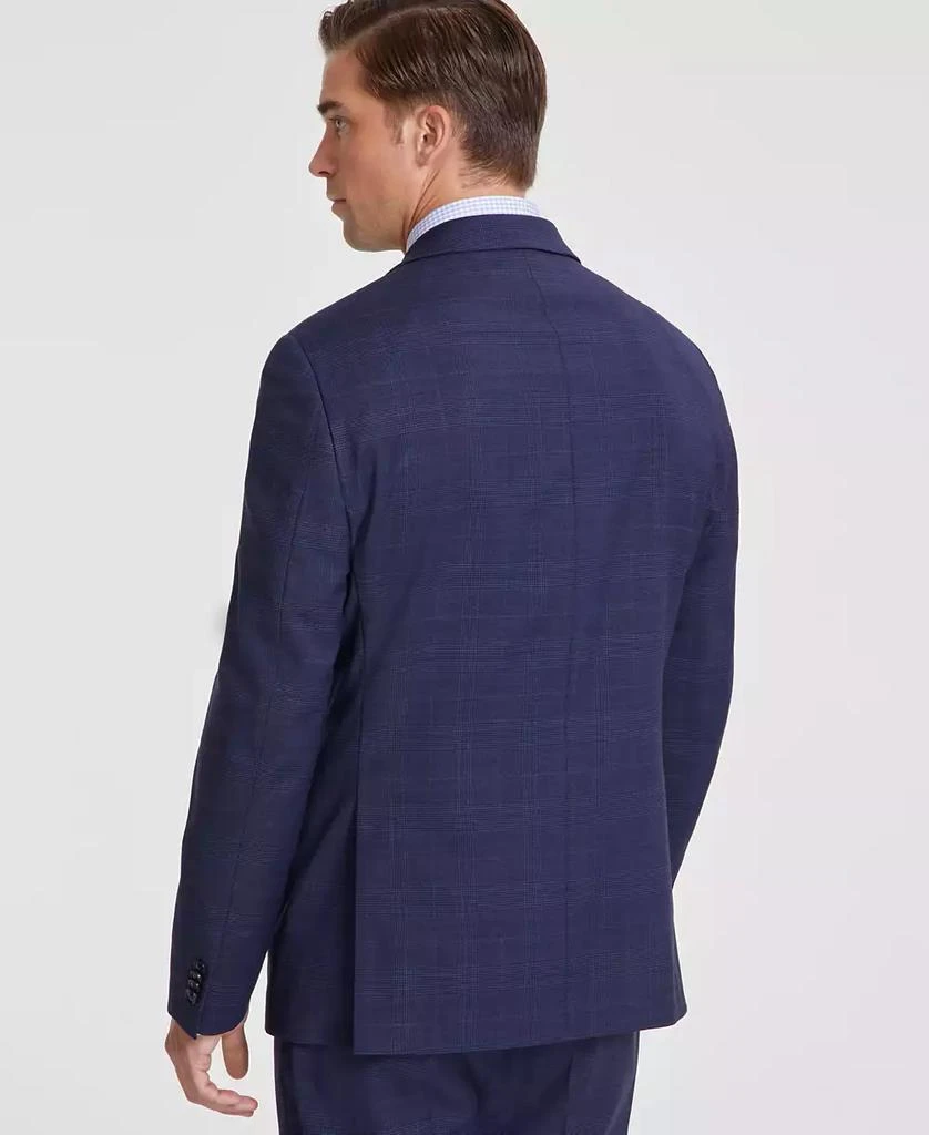 商品Tommy Hilfiger|Men's Modern-Fit Stretch Wool Blend Plaid Suit Jacket,价格¥1067,第4张图片详细描述