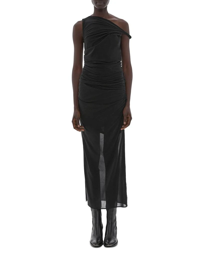 商品Helmut Lang|Asymmetric Midi Dress,价格¥2694,第1张图片