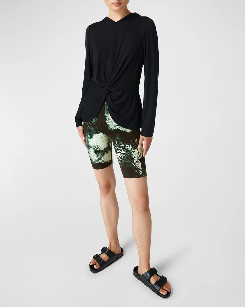 商品SWEATY BETTY|Tori Hooded Twist-Front Top,价格¥327,第3张图片详细描述