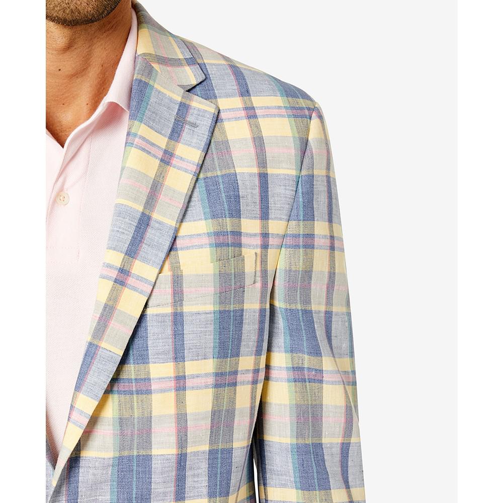 Men's Classic-Fit Patterned Sport Coat, Created for Macy's商品第4张图片规格展示