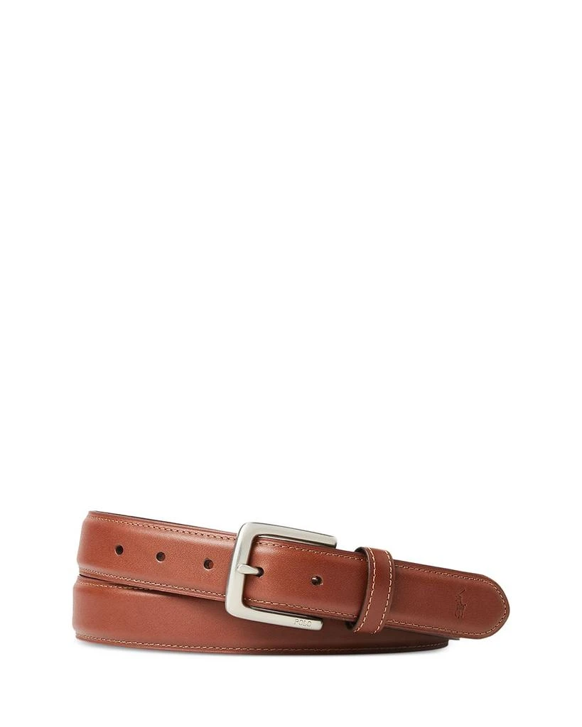 商品Ralph Lauren|Suffield Leather Belt,价格¥598,第1张图片