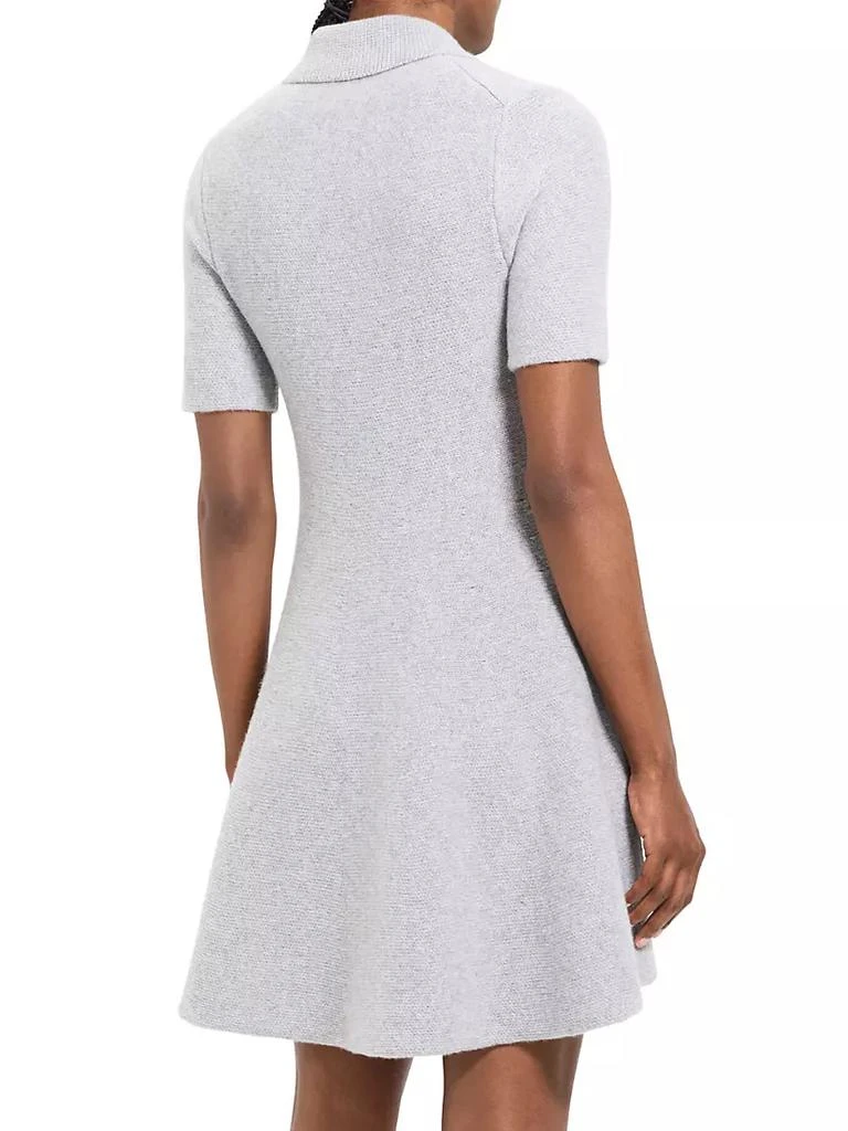 商品Theory|Felted Wool & Cashmere Polo Dress,价格¥3642,第5张图片详细描述