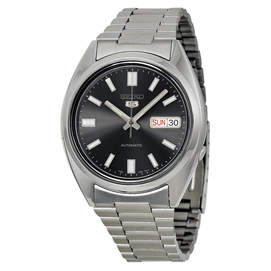 商品Seiko|5 Automatic Black Dial Stainless Steel Men's Watch SNXS79K1,价格¥797,第1张图片