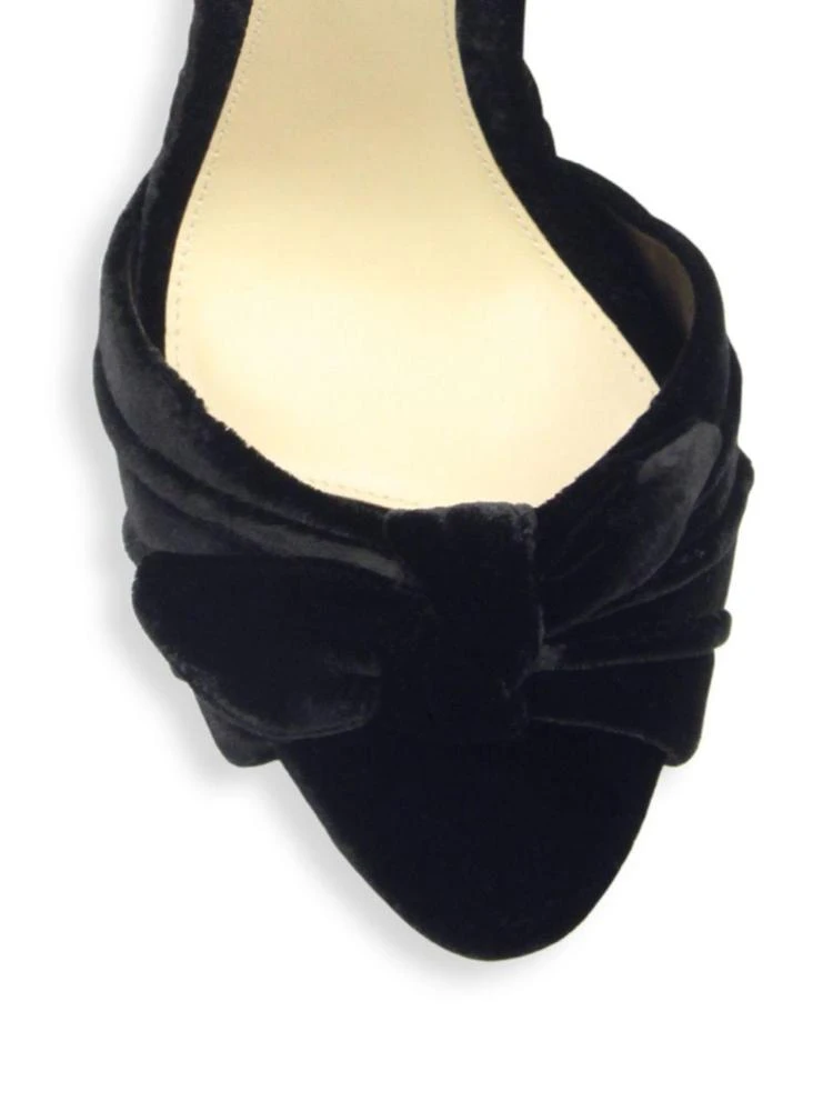 商品Alexandre Birman|Jessica Velvet Ankle-Wrap Sandals,价格¥2063,第3张图片详细描述