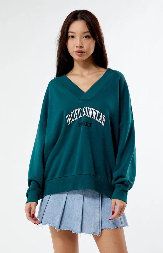 商品PacSun|Pacific Sunwear Sport V-Neck Sweatshirt,价格¥219,第3张图片详细描述