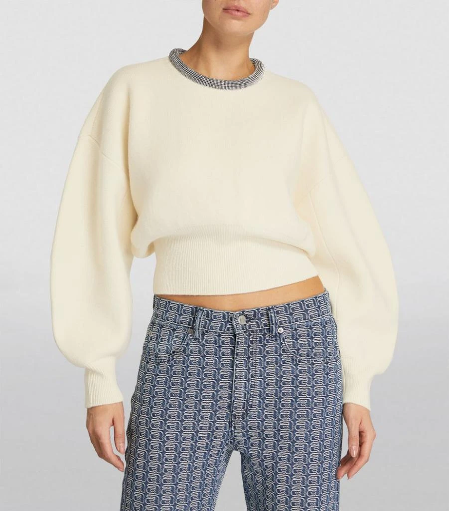 商品Alexander Wang|Crystal-Trim Sweater,价格¥8275,第3张图片详细描述