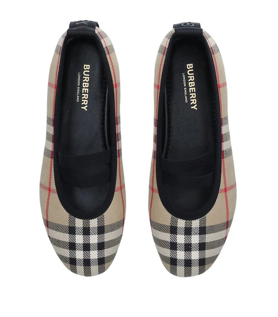 商品Burberry|Vintage Check Mini Grace Flats,价格¥2585,第4张图片详细描述