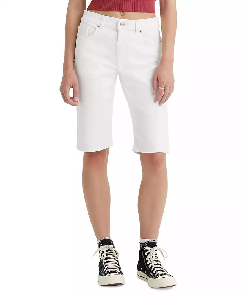 商品Levi's|Women's Stretch Mid Rise Denim Bermuda Shorts,价格¥147,第1张图片