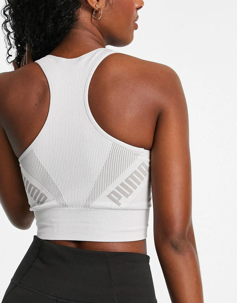 商品Puma|Puma Evoknit sports bra in grey,价格¥129,第2张图片详细描述
