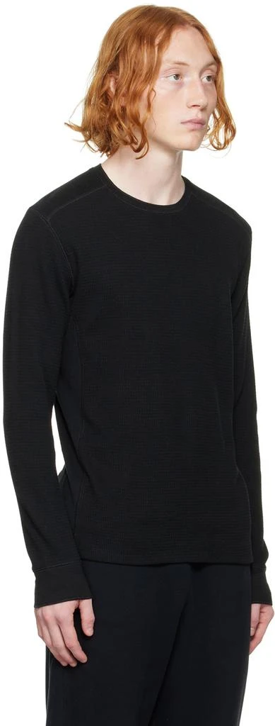 商品Vince|Black Thermal Long Sleeve T-Shirt,价格¥292,第2张图片详细描述