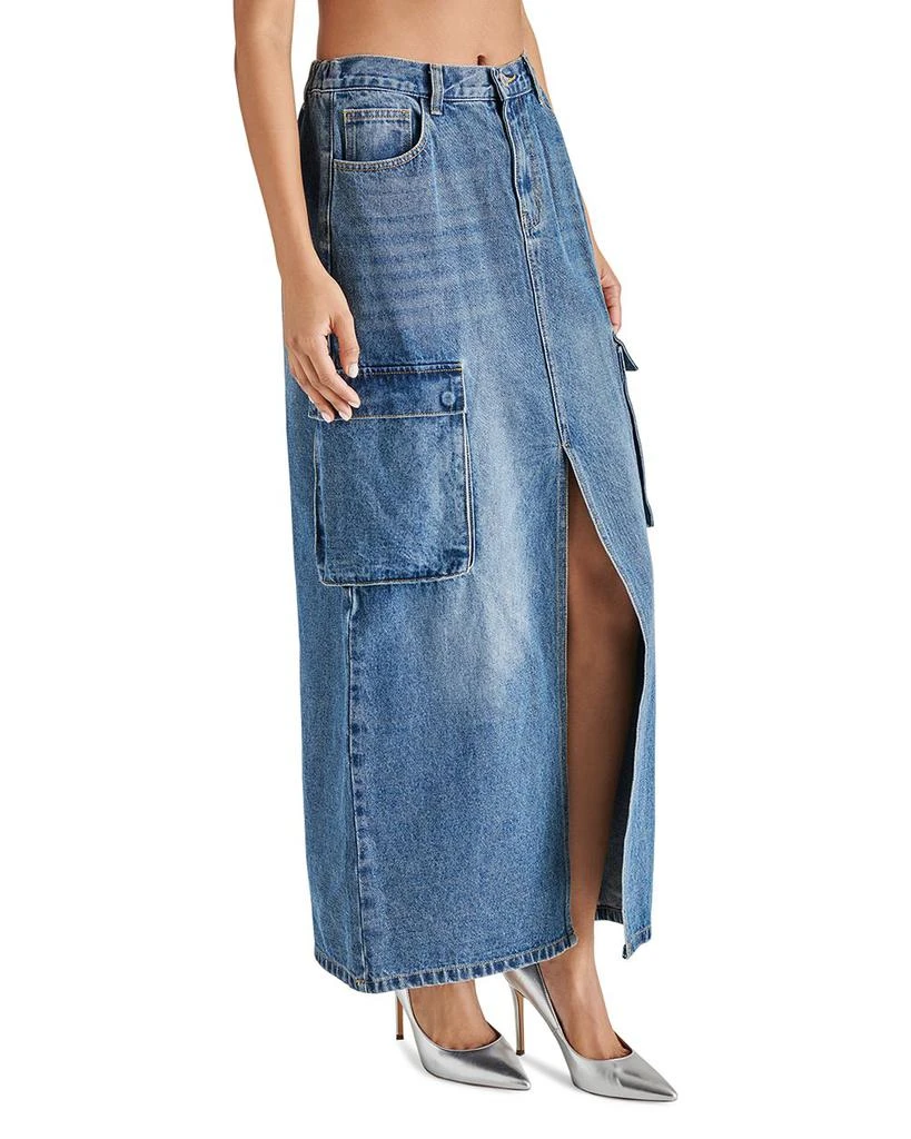 Benson Cotton Center Slit Denim Skirt 商品