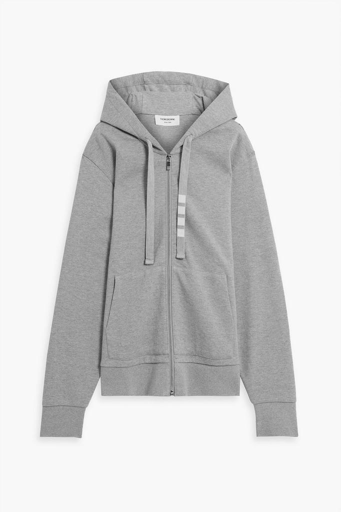 商品Thom Browne|Mélange cotton-jersey hoodie,价格¥5271,第1张图片