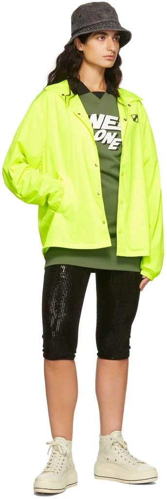 商品We11done|Yellow Polyester Windbreaker Jacket,价格¥4353,第4张图片详细描述