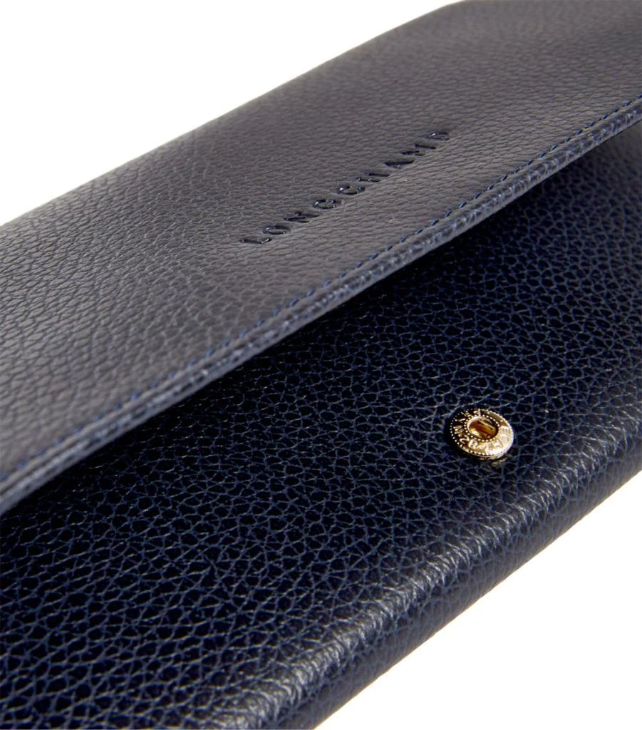 商品Longchamp|Leather Le Foulonné Continental Wallet,价格¥2473,第4张图片详细描述