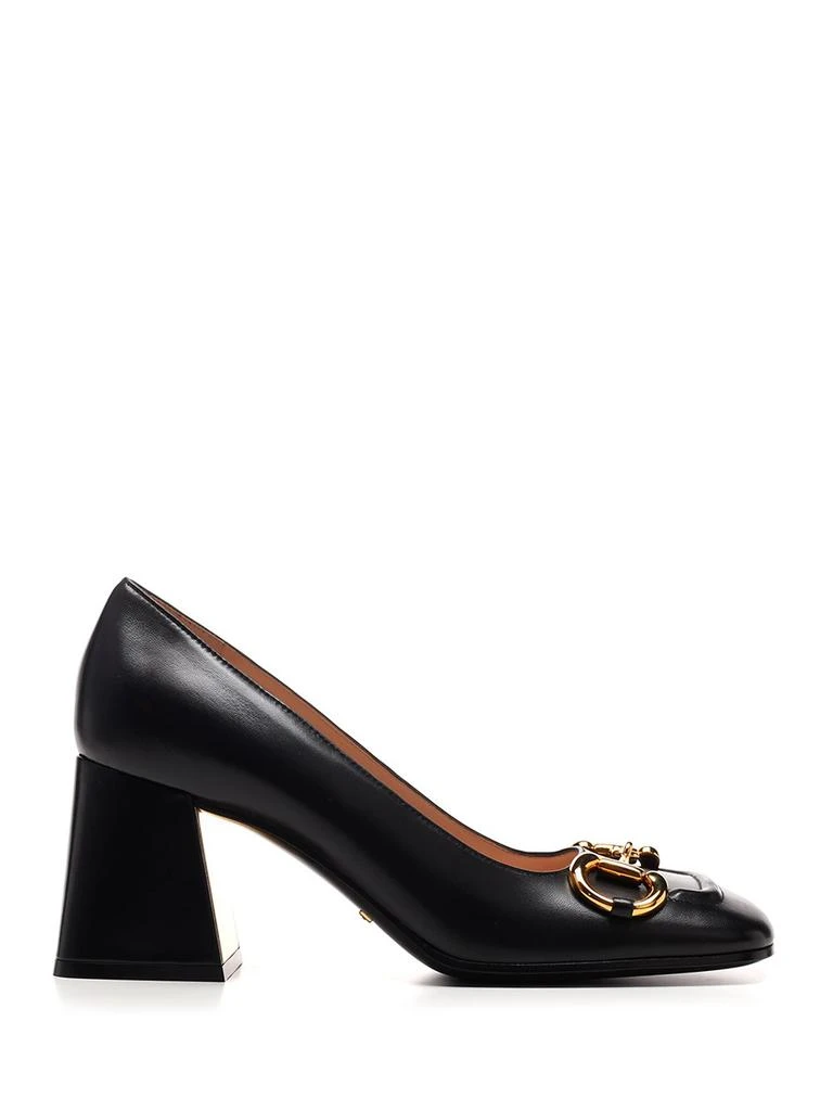 商品Gucci|Gucci Horsebit Mid-Heel Pumps,价格¥4722,第1张图片