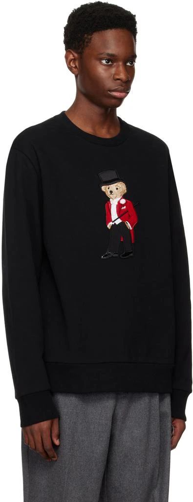 商品Ralph Lauren|Black Polo Bear Crewneck,价格¥3532,第2张图片详细描述