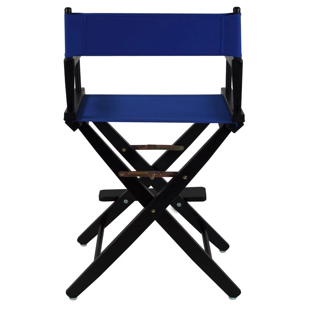 商品American Trails|Extra-Wide Premium 24"  Directors Chair Black Frame W/Royal Blue Color Cover,价格¥1063,第3张图片详细描述