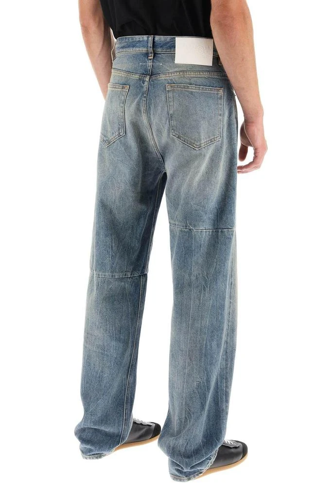 商品MM6|Sand-washed loose jeans,价格¥1965,第4张图片详细描述