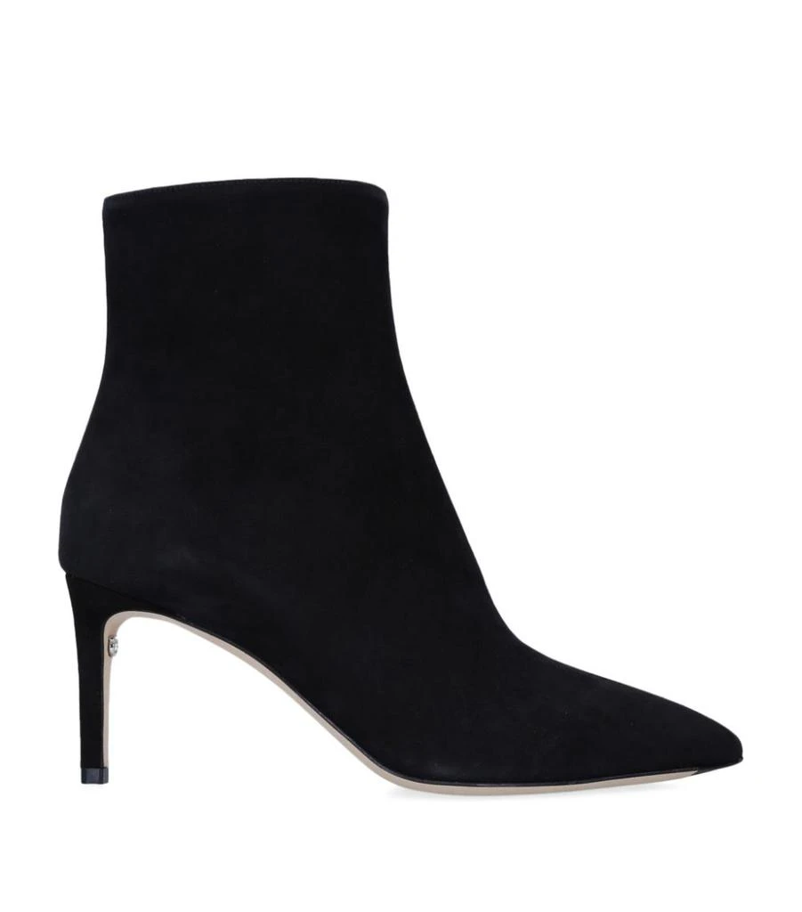 商品Salvatore Ferragamo|Suede Imogen Ankle Boots 70,价格¥7639,第3张图片详细描述
