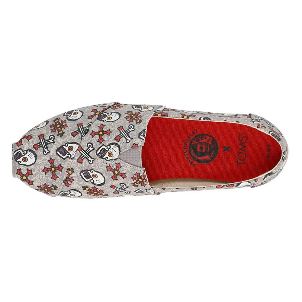 商品TOMS|Alpargata Graphic Slip On Flats,价格¥454,第4张图片详细描述