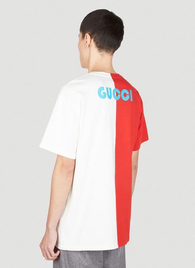 商品Gucci|Bicolor T-Shirt in Red,价格¥5667,第6张图片详细描述