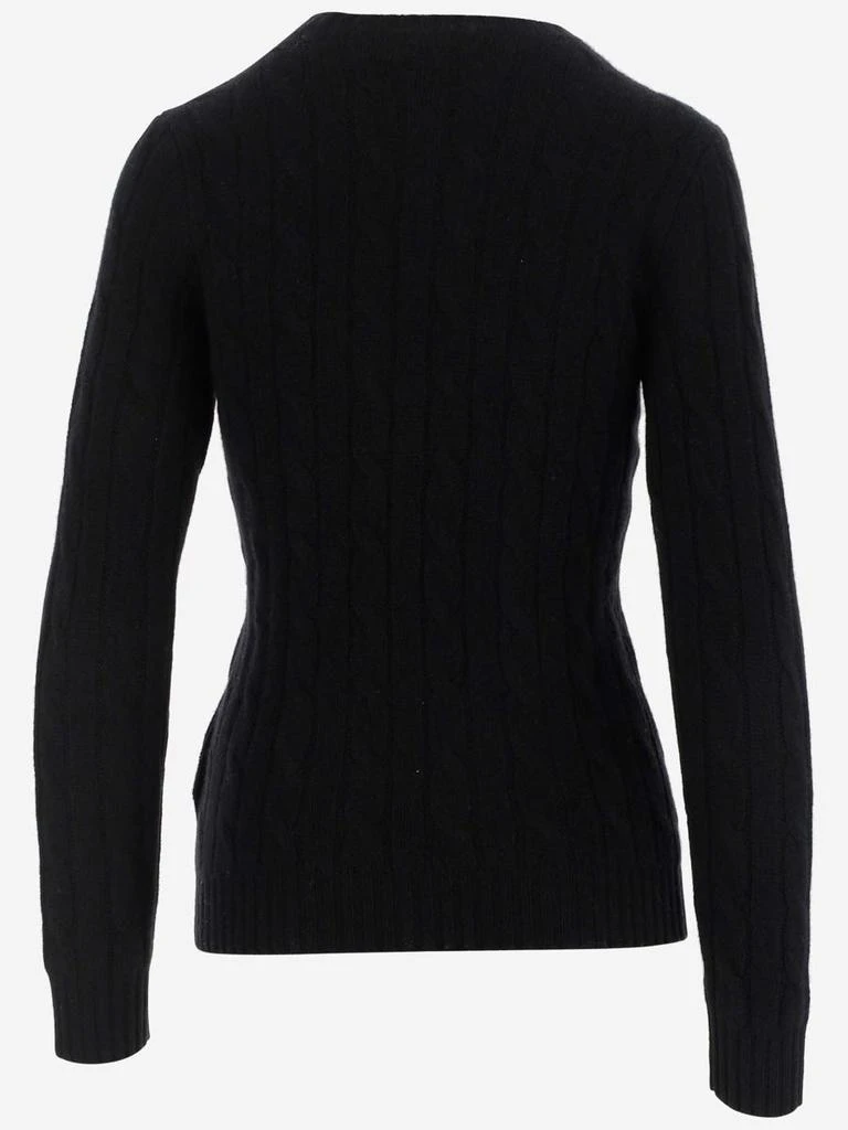 商品Ralph Lauren|RALPH LAUREN CABLE-KNIT CASHMERE JUMPER,价格¥1802,第2张图片详细描述