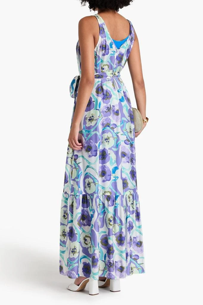 商品Diane von Furstenberg|Jodie floral-print habotai maxi dress,价格¥798,第3张图片详细描述
