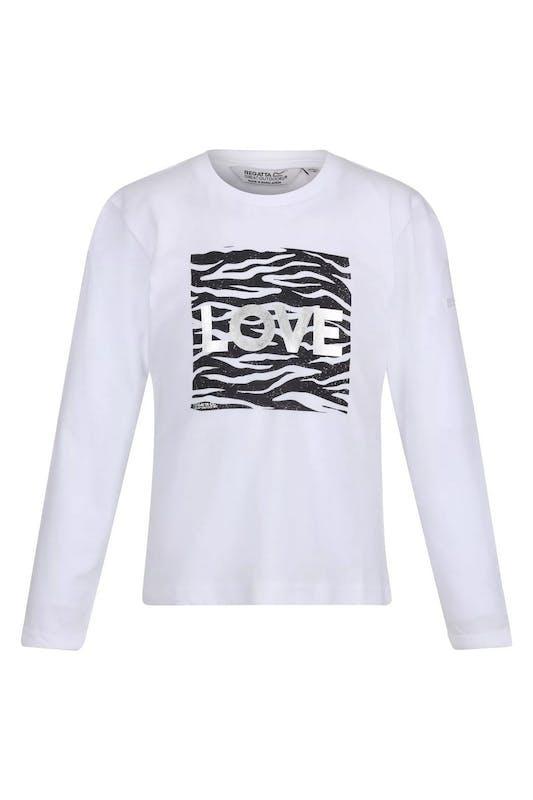 商品Regatta|Childrens/Kids Wenbie III Zebra Print Long-Sleeved T-Shirt,价格¥129,第1张图片