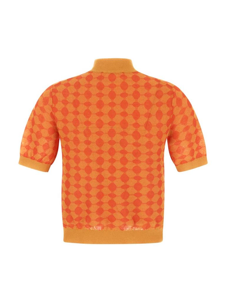 Orange KnitwearT-Shirt商品第2张图片规格展示