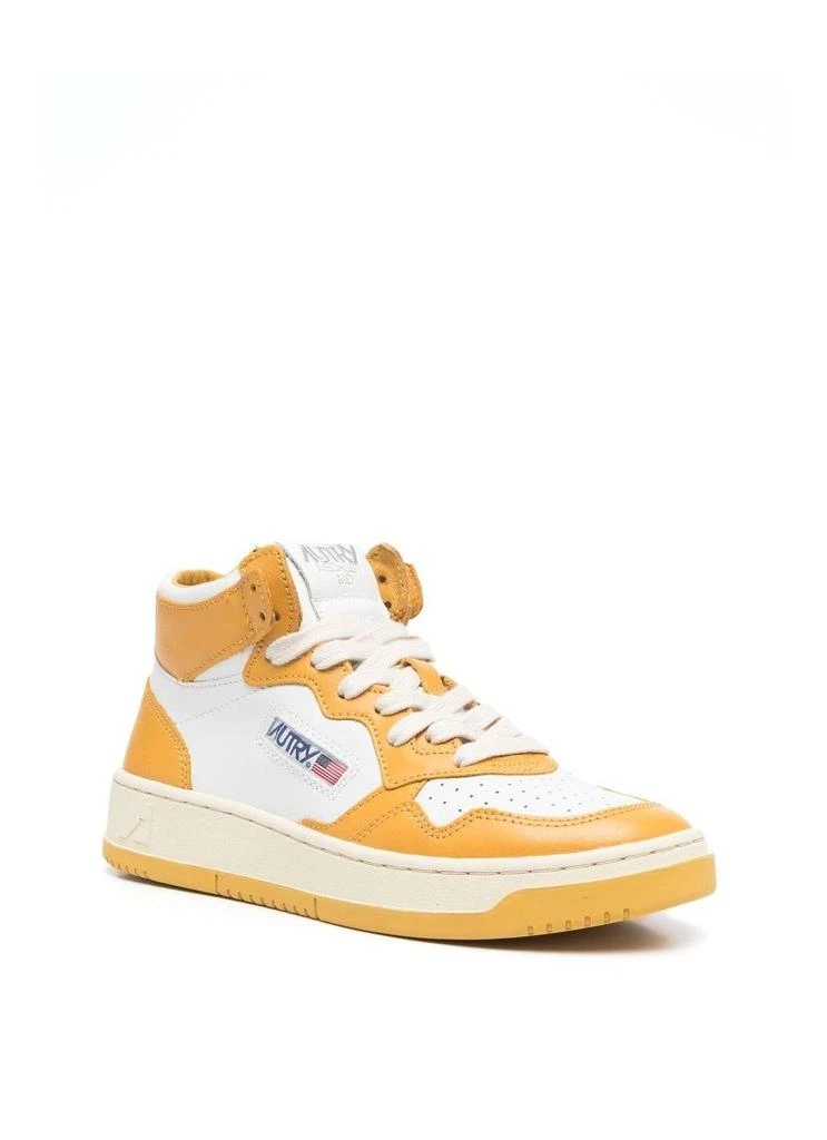 商品Autry|AUTRY 01 MID WOM LEAT/LEAT MUSTARD,价格¥881,第3张图片详细描述
