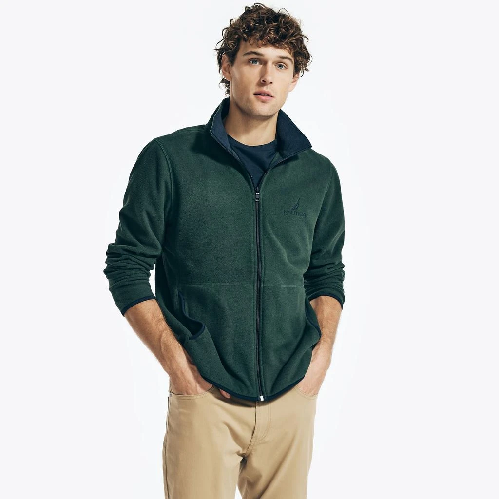 商品Nautica|Nautica Mens Full-Zip Nautex Fleece,价格¥161,第4张图片详细描述