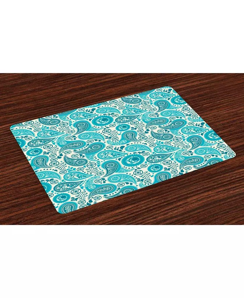 商品Ambesonne|Turquoise Place Mats, Set of 4,价格¥256,第1张图片