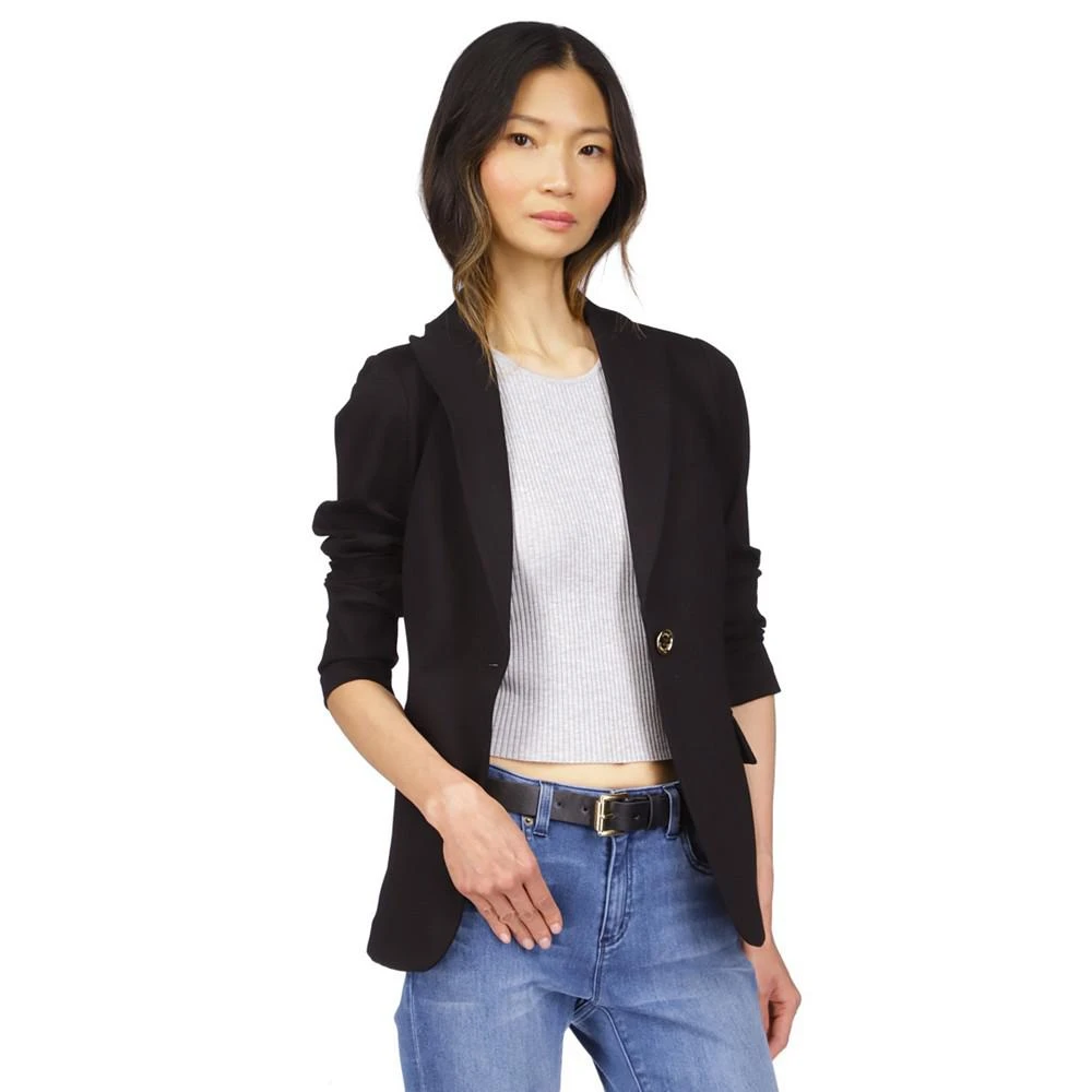 商品Michael Kors|Women's Knit One-Button Blazer,价格¥1213,第5张图片详细描述