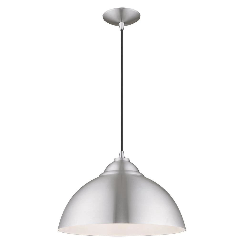 One Light Brushed Aluminum Mini Pendant �商品