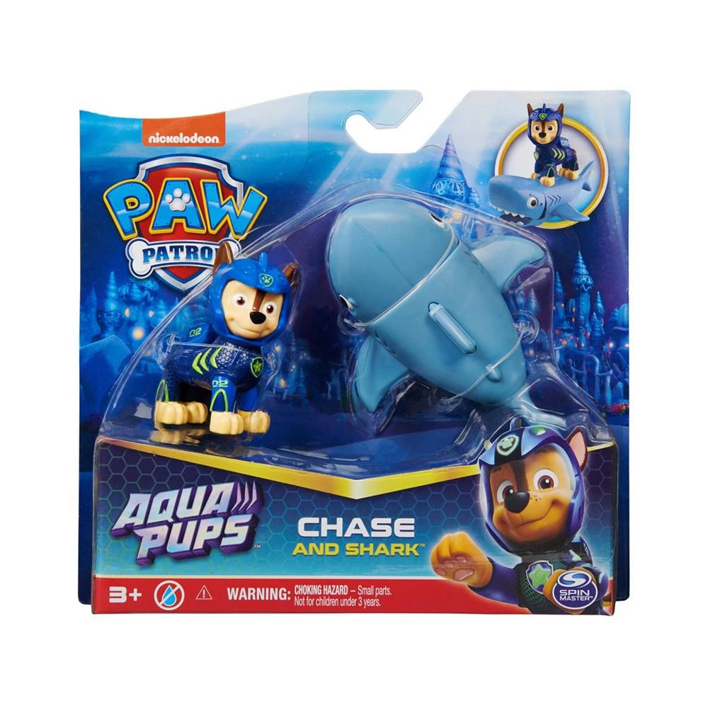 商品Paw Patrol|Aqua Pups Chase and Shark Action Figures Set,价格¥60,第4张图片详细描述