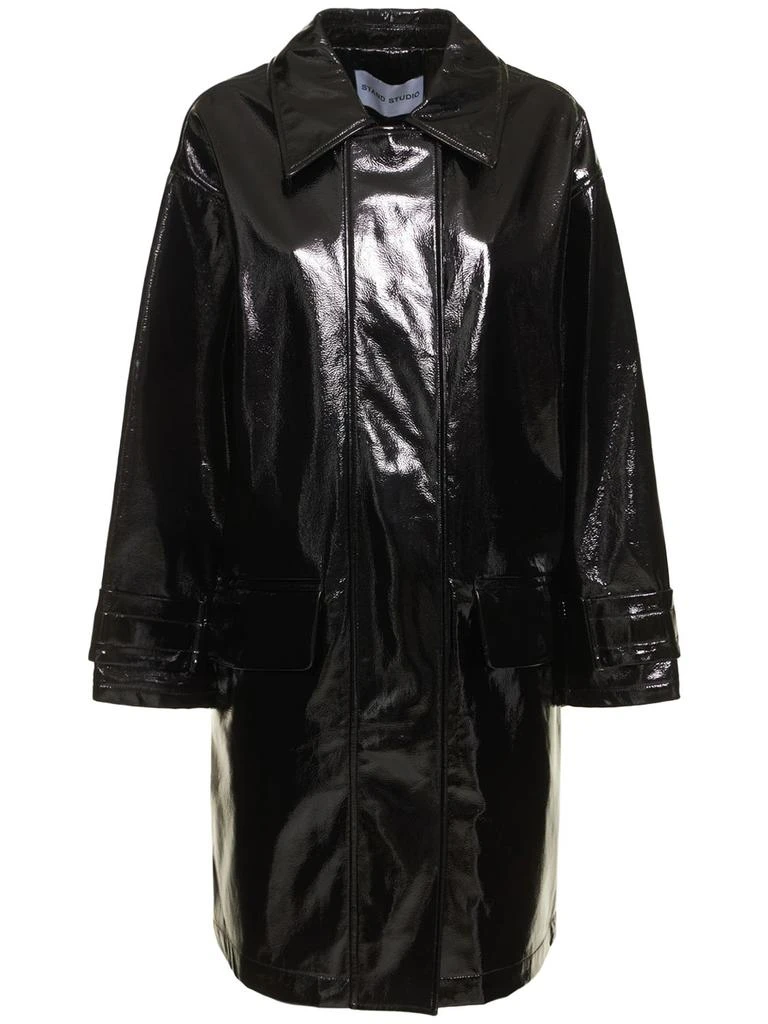 商品STAND STUDIO|Conni Shiny Faux Leather Coat,价格¥1799,第1张图片