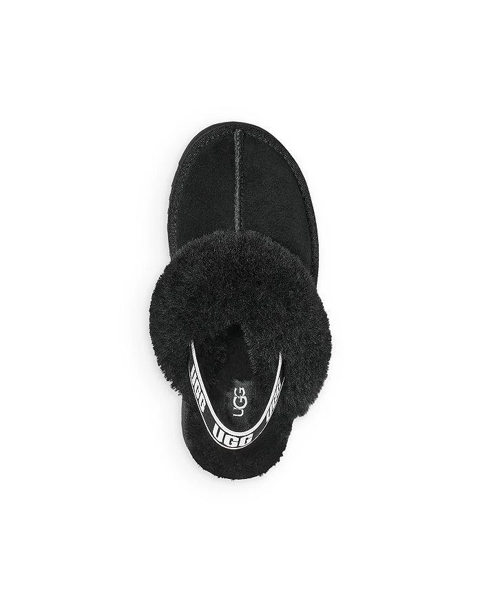 商品UGG|Girls' Funkette Shearling Slingback Slippers - Toddler,价格¥568,第2张图片详细描述