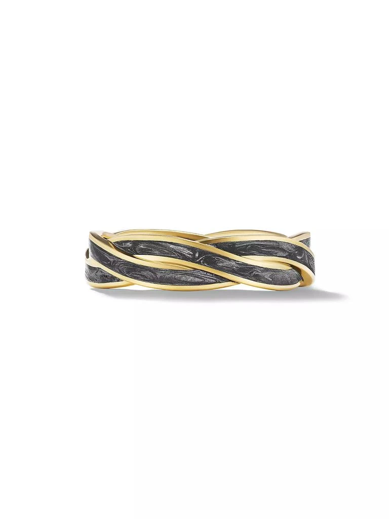 商品David Yurman|DY Helios™ Band Ring in 18K Yellow Gold,价格¥20229,第4张图片详细描述