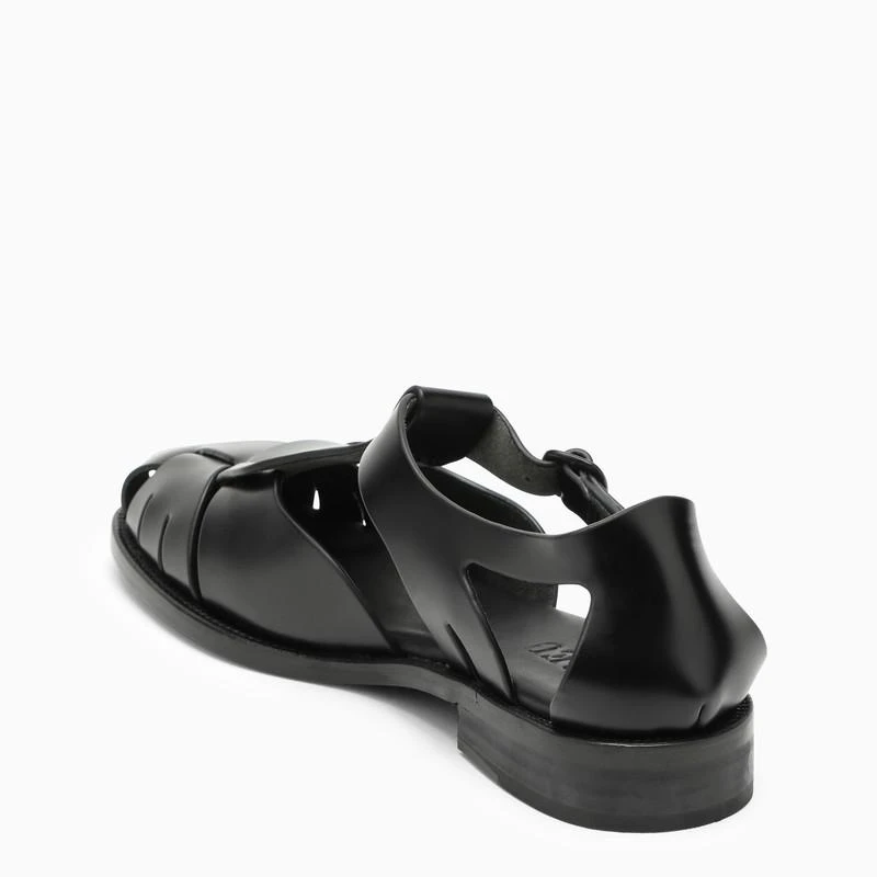 商品Hereu|Black leather sandal,价格¥1435,第4张图片详细描述