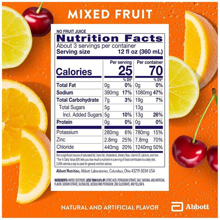 Electrolyte Solution Mixed Fruit 商品