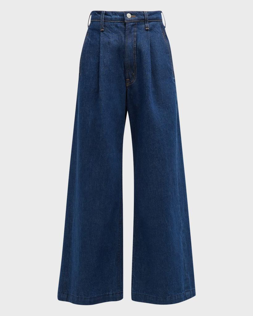 商品MOTHER|The High Waist Pleated Push Pop Nerdy Jeans,价格¥1819,第5张图片详细描述
