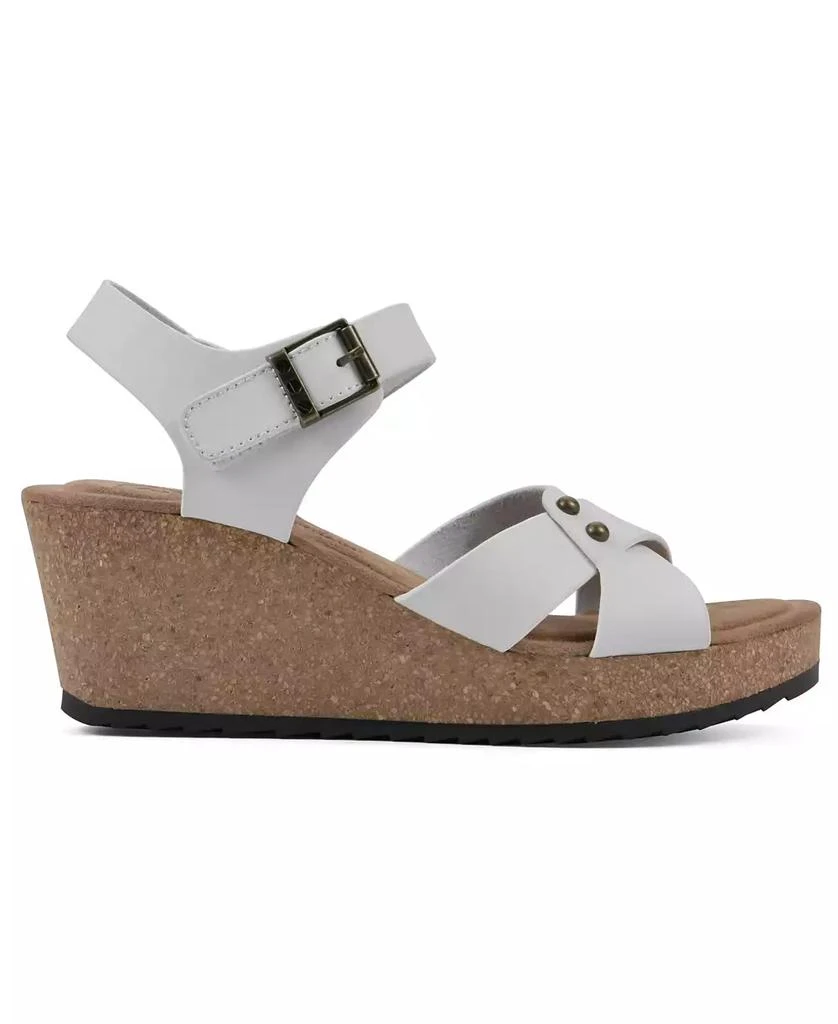 商品White Mountain|Women's Prezo Footbed Wedge Sandals,价格¥236,第2张图片详细描述