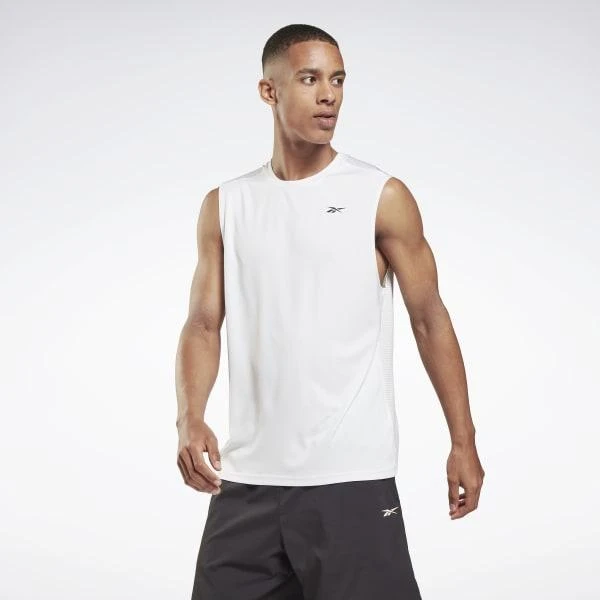 商品Reebok|Workout Ready Sleeveless Tech T-Shirt,价格¥118,第1张图片