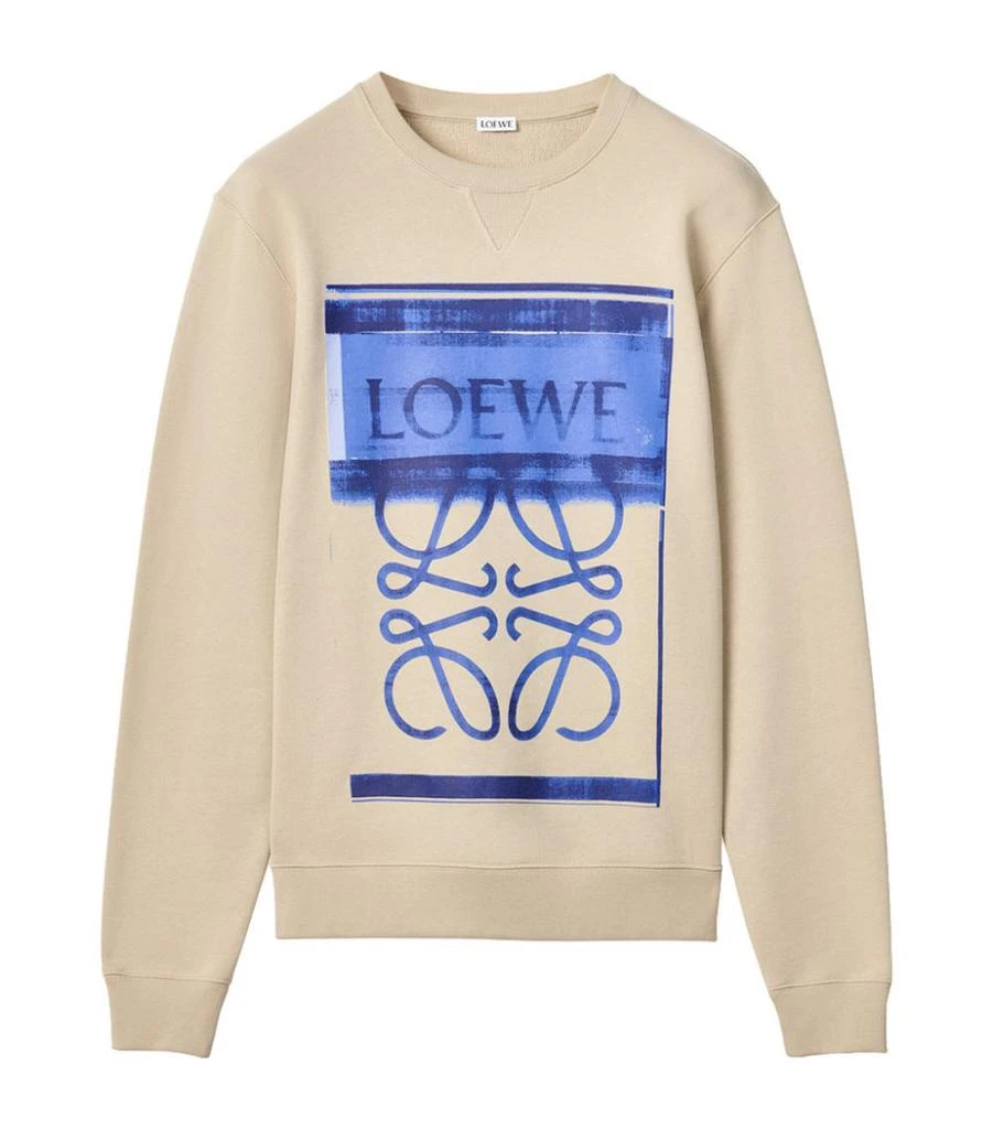 商品Loewe|Cotton Photocopy Anagram Sweatshirt,价格¥4794,第1张图片