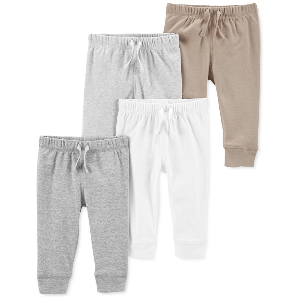 商品Carter's|Baby Neutral 4-Pack Cotton Pants,价格¥163,第1张图片