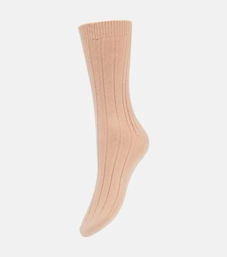商品Loro Piana|Bobby ribbed-knit cashmere socks,价格¥2059,第1张图片