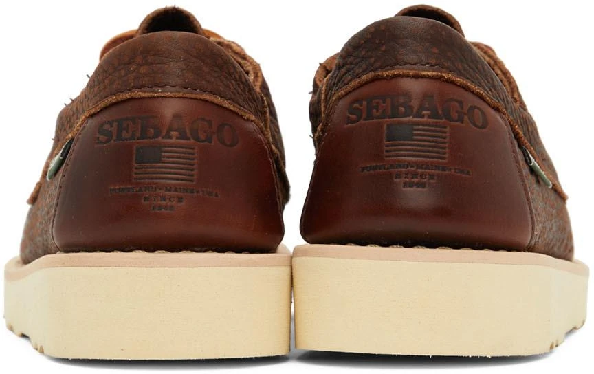 商品SEBAGO|Brown Askook Tumbled Eva Derbys,价格¥431,第2张图片详细描述